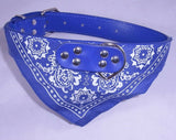 Dog Collar with Neckerchief Scarf Bandana . XXL  47-55cm