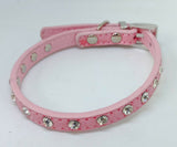 Cat Collar Diamante /Rhinestone Studded  Fits Neck size up to 27cm