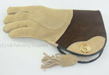 Suede Leather Falconry Glove Extra Extra Large Double skinned