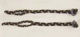 Braided Mews Jesses (para-cord) falconry  extra large  very strong