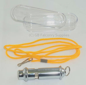 Metal Whistle with Lanyard for Falconry, Sports, Hunting, Survival