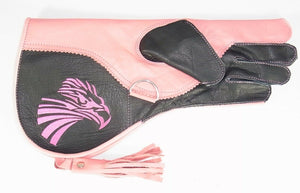 Falconry Glove for Ladies  PINK (Double skinned)  for extra protection